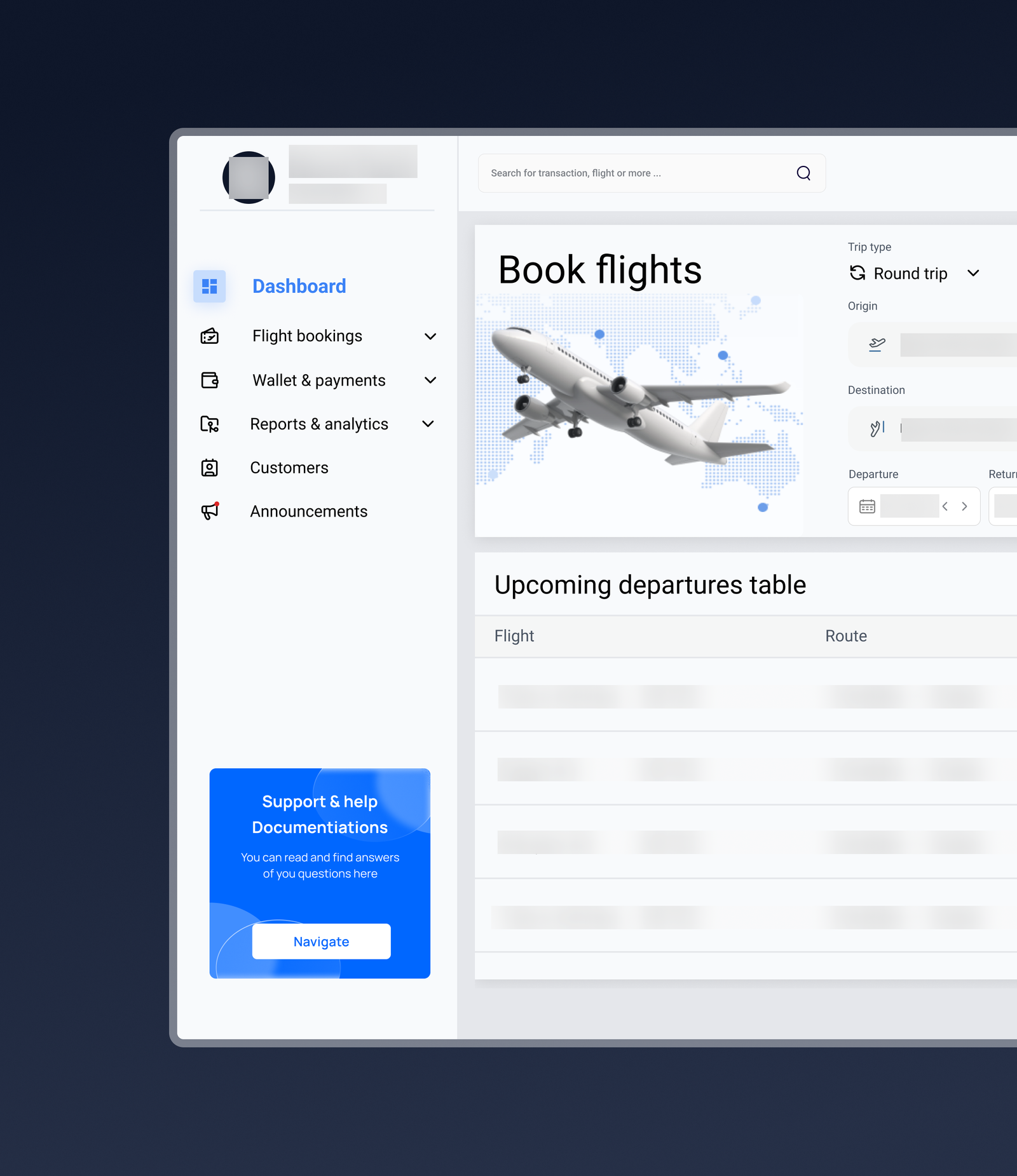 Novic dashboard preview
